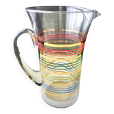 Water carafe, vintage pitcher from the 50s