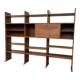 Vintage elm wood wall unit