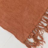 5x7 Terracotta & Brunt Orange Vintage Kilim Rug, 167x210Cm
