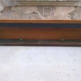 Ancienne table ou console patine noir