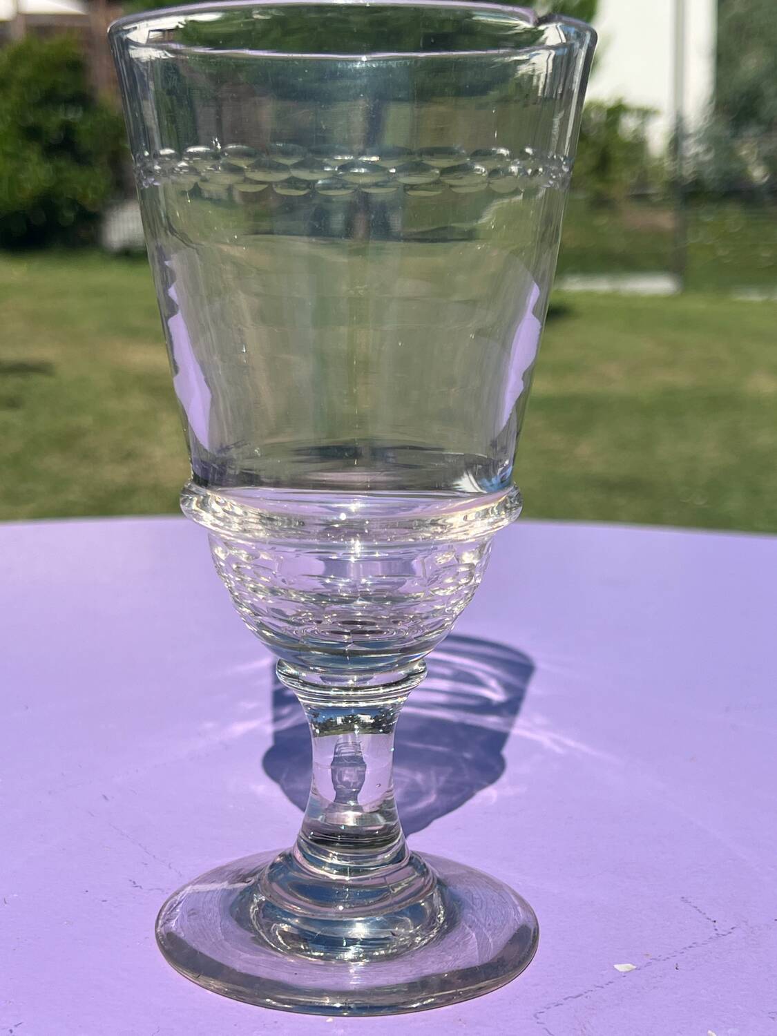 Ancien verre à absinthe verre soufflé XIXème
