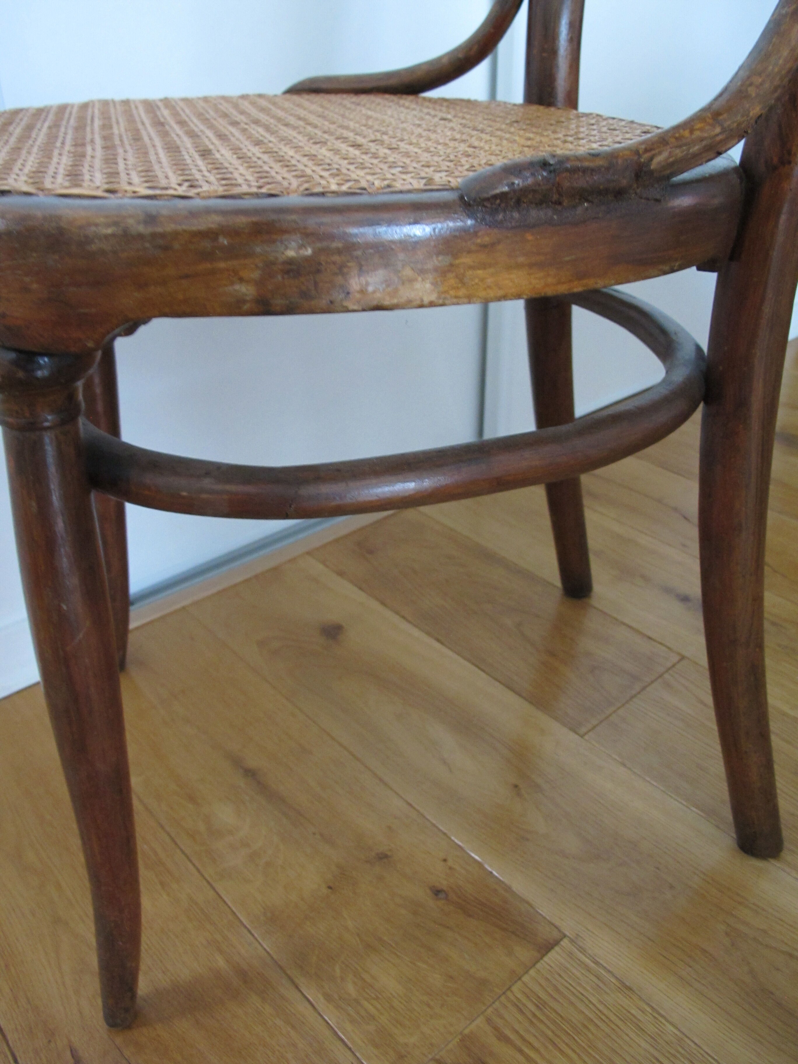 Set of 2 canne chairs Thonet No.11 bistro style