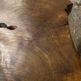 Vintage solid elm coffee table