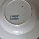 6 soup plates - Tircis model - Antique 82-piece Sarreguemines earthenware dinnerware set