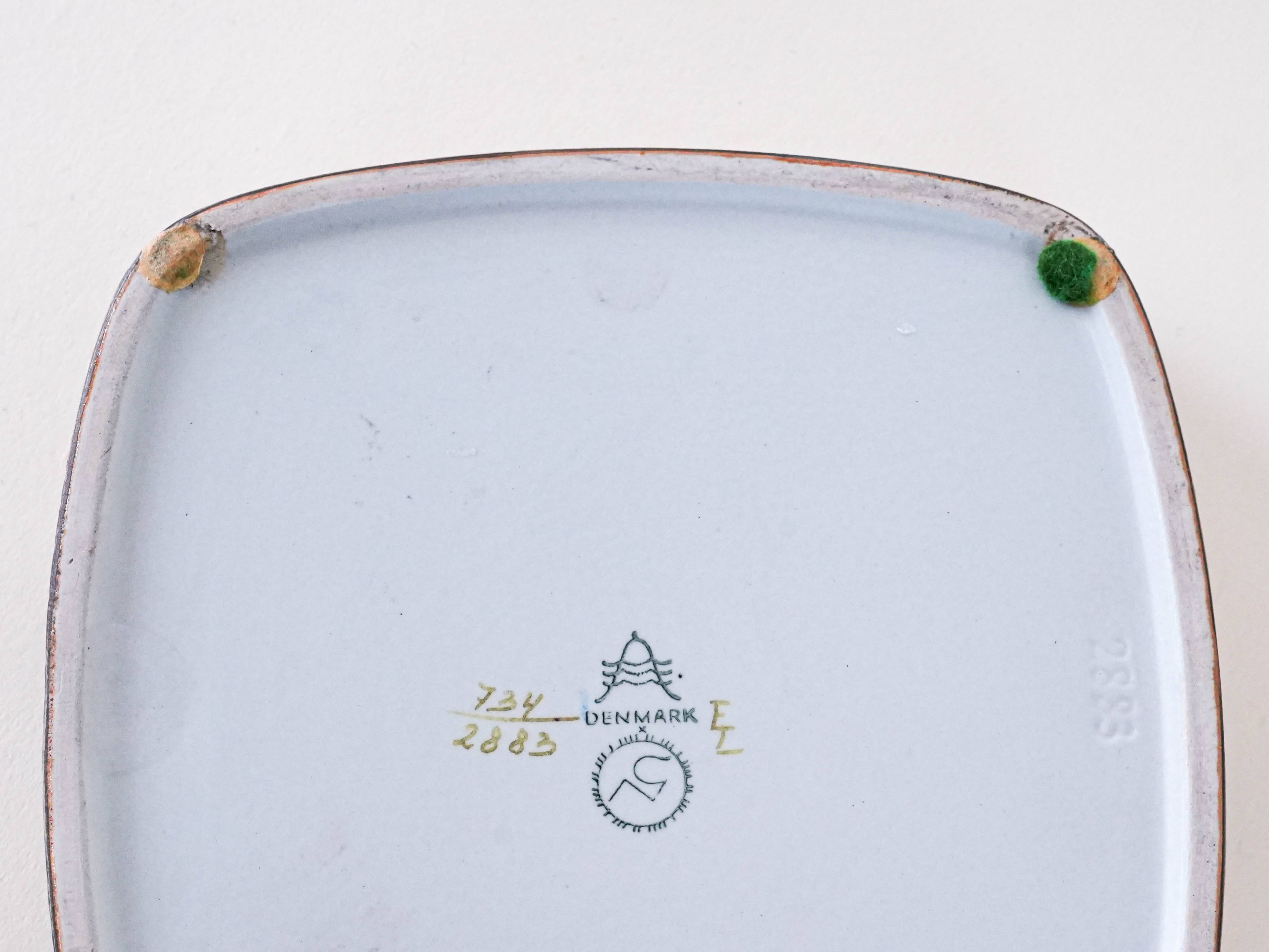 Ceramic bowl, Danish design, 1960s, designer: Nils Thorsson