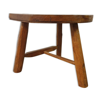 Stool of the 70s, brutalist design