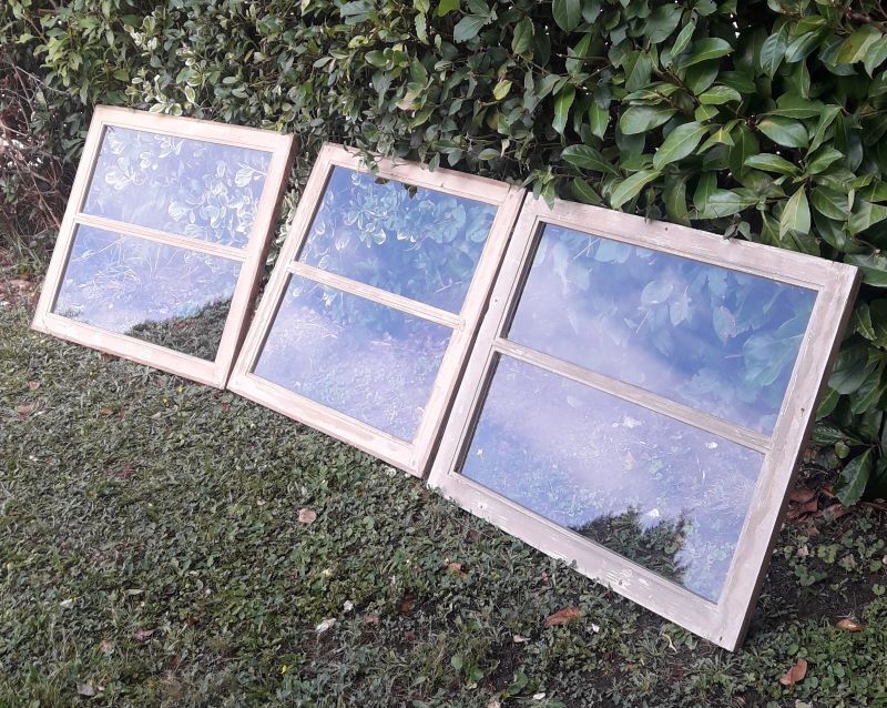 Glazed frame 70x83cm for partition