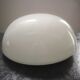 Lampshade old ceiling lamp half globe ball opaline white industrial vintage TBE Ø 25.5 cm 2 lights
