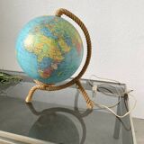 Luminous terrestrial globe Tarride Audoux and Minet
