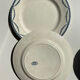 2 assiettes terre de fer Modèle Vincennes manufacture Salins