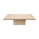 Travertine coffee table