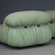 Fauteuil lounge et ottoman Soriana par Afra & Tobia Scarpa pour Cassina,