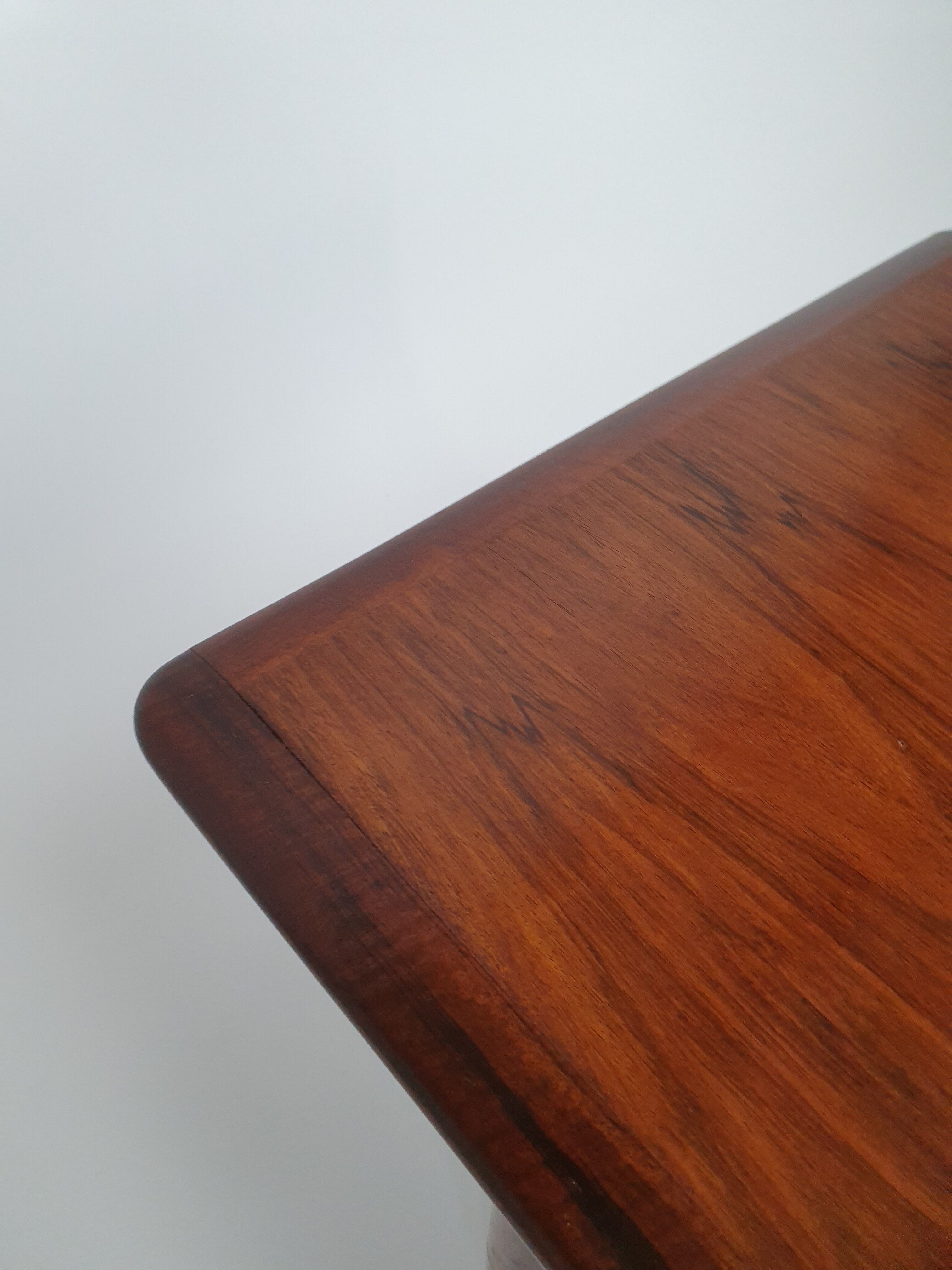 Table à café topform en bois de rose du milieu du siècle, années 1960