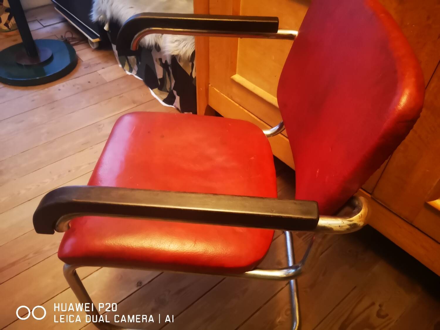 Chrome tube armchair by Marcel Breuer