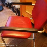 Chrome tube armchair by Marcel Breuer