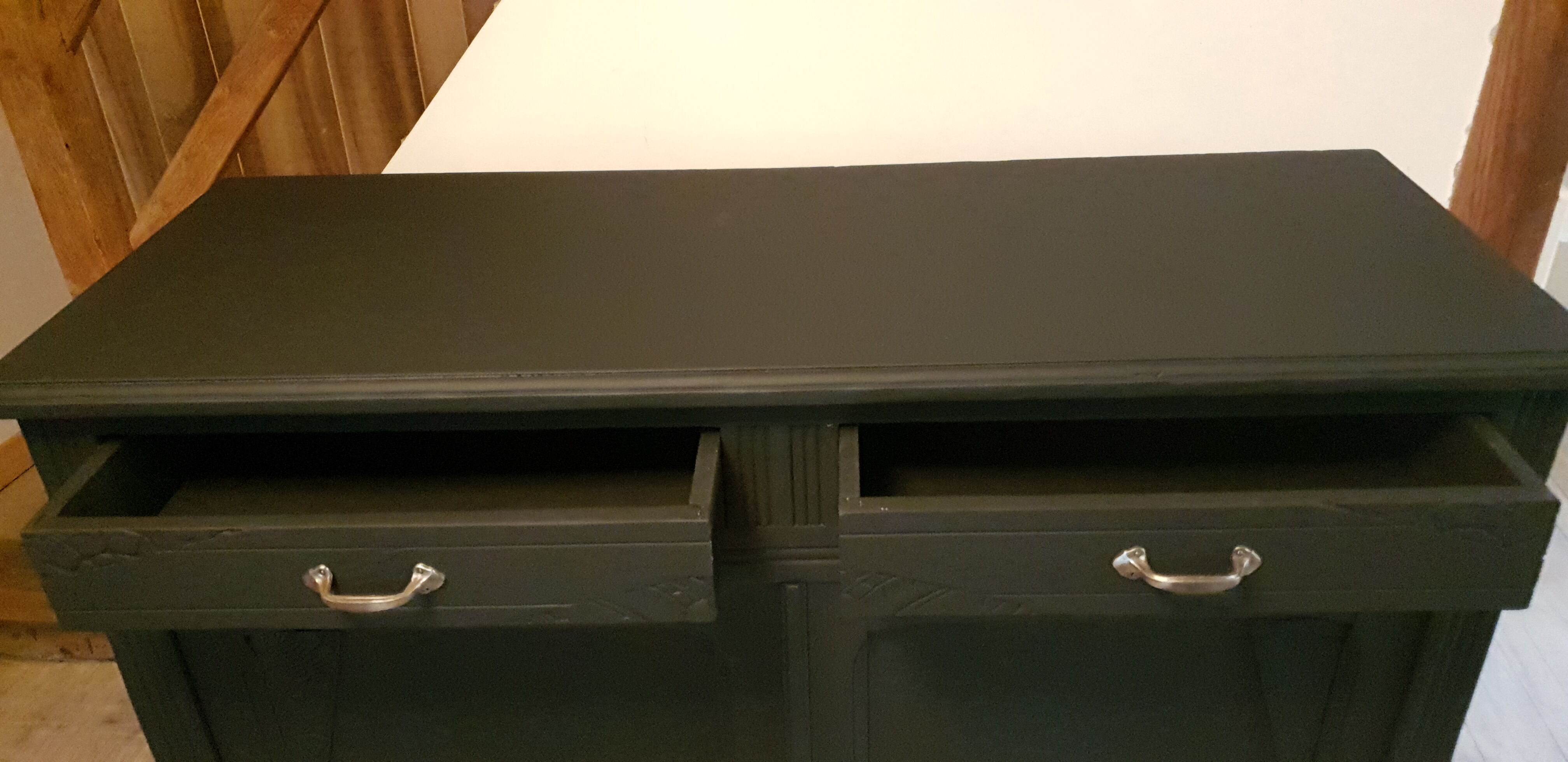 Black art deco buffet