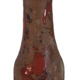 Brutalist vase with dripping decoration