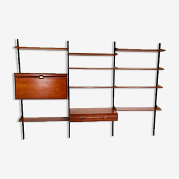Hanging wooden wall unit, Italy 1960s.