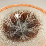 German Glass Bowl by Karl Wiedmann for WMF Ikora, 1930s Baushaus Art Deco