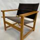 Vintage Safari Chair 1980s Hyllinge Møbler Denmark