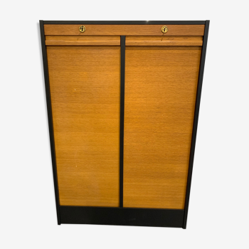 Vintage curtain binder cabinet 1970s