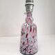 Murano speckled glass lamp base