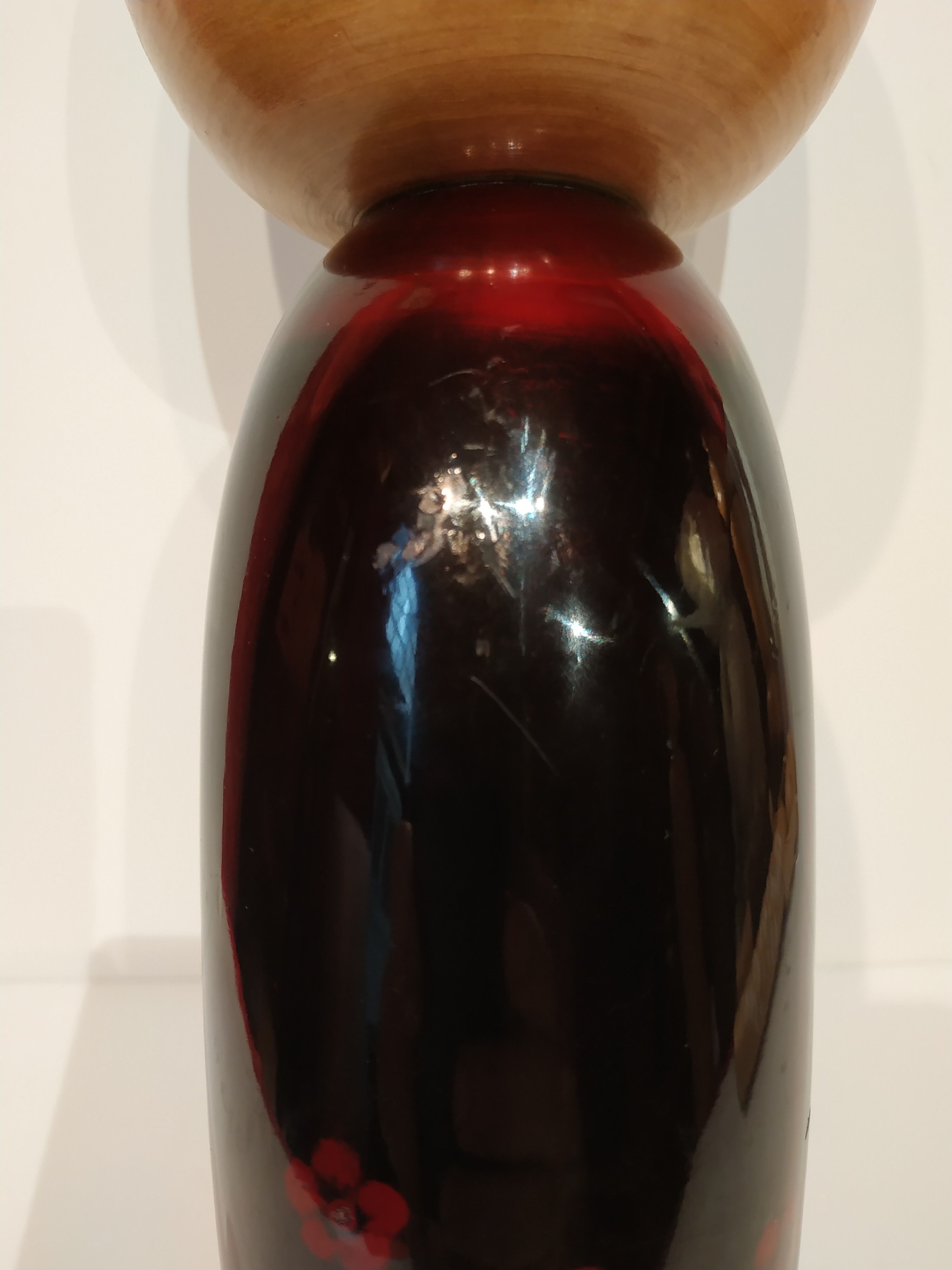 Kokeshi doll, laqué wood, Japan 1945