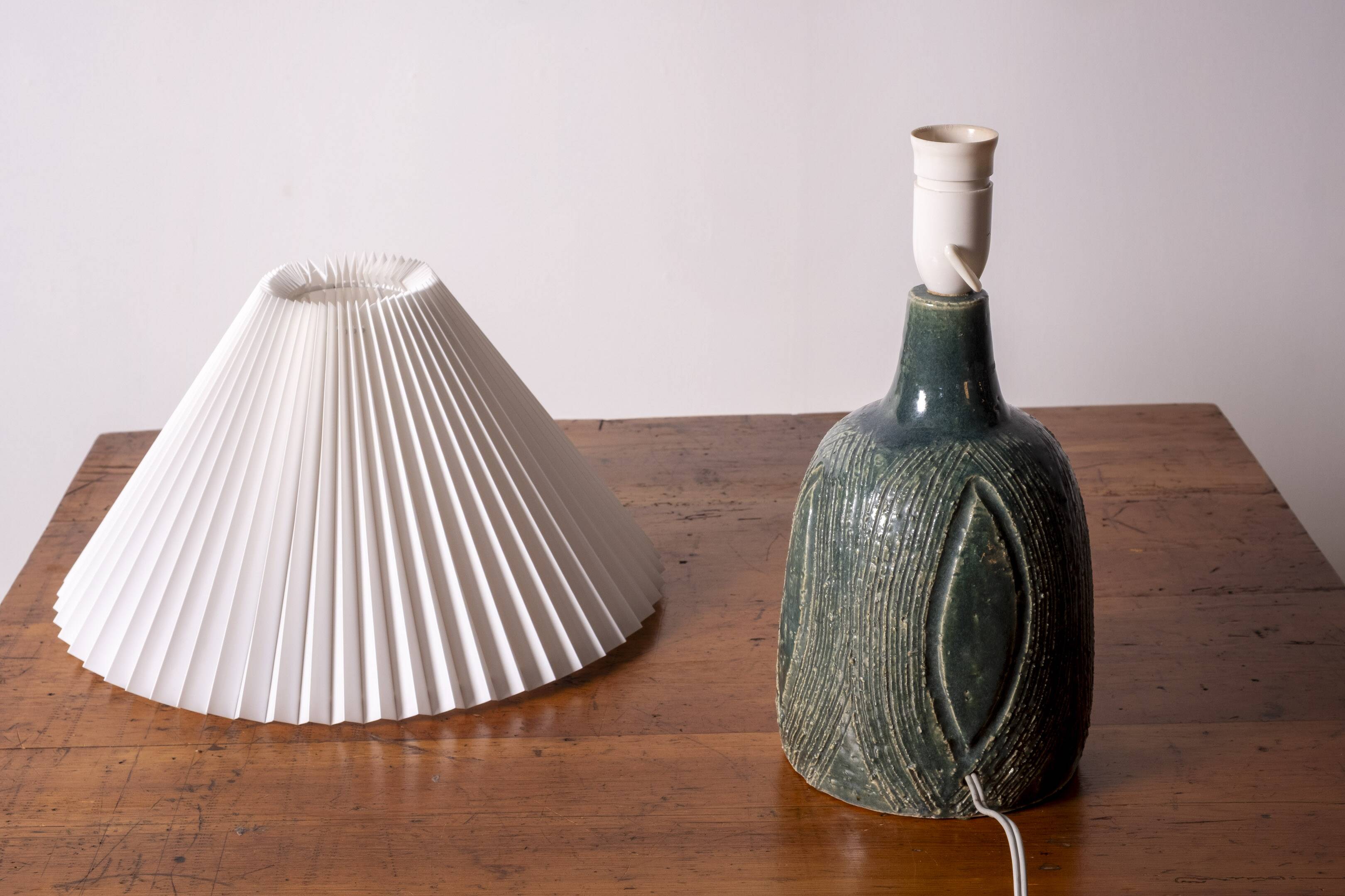 Rare lampe de table de Sejer Keramik, Danemark des années 1960