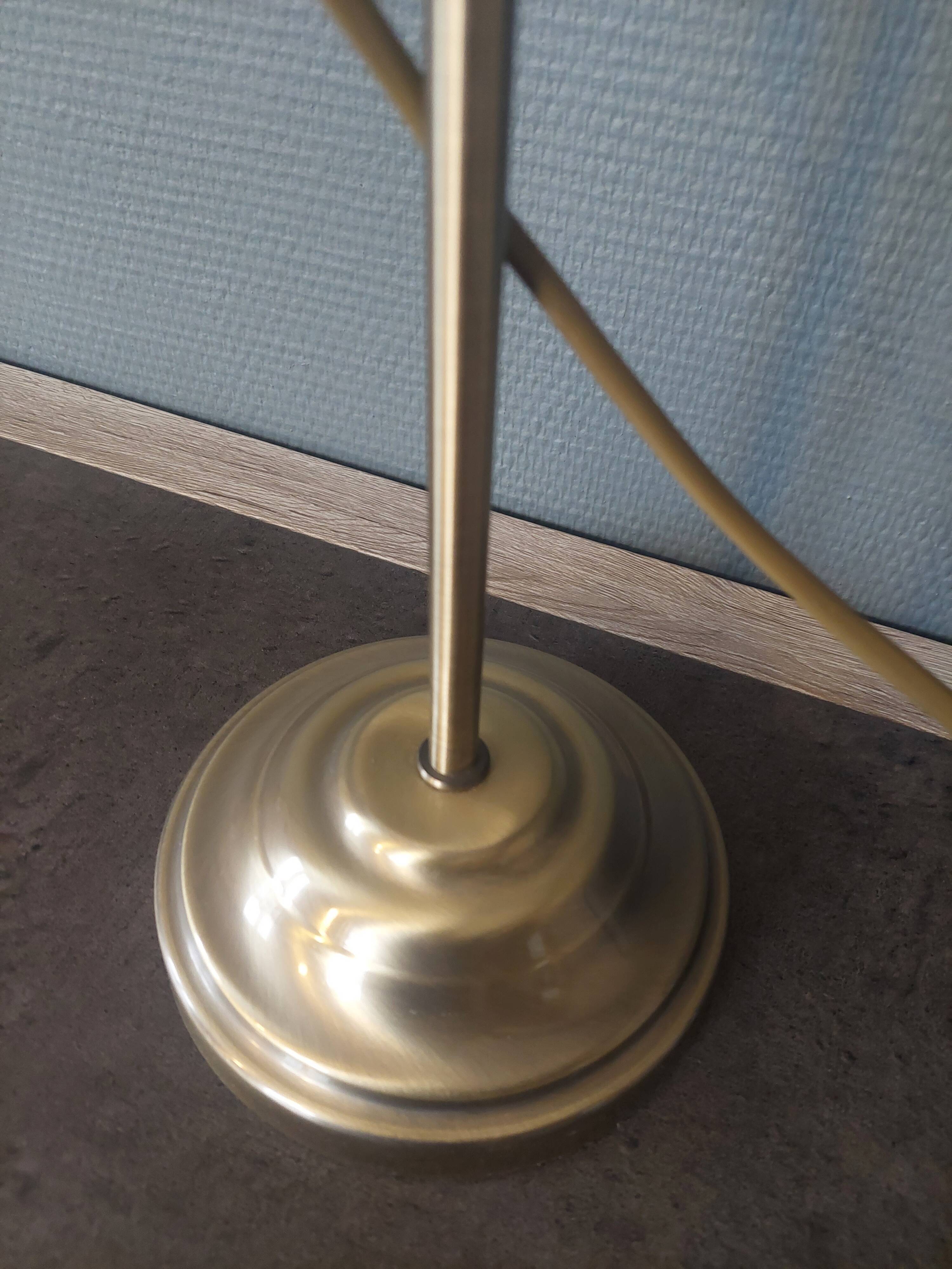 1970 desk lamp in adjustable period gilded brass
