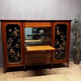 Mahogany sideboard from maison hirch paris bar bookcase