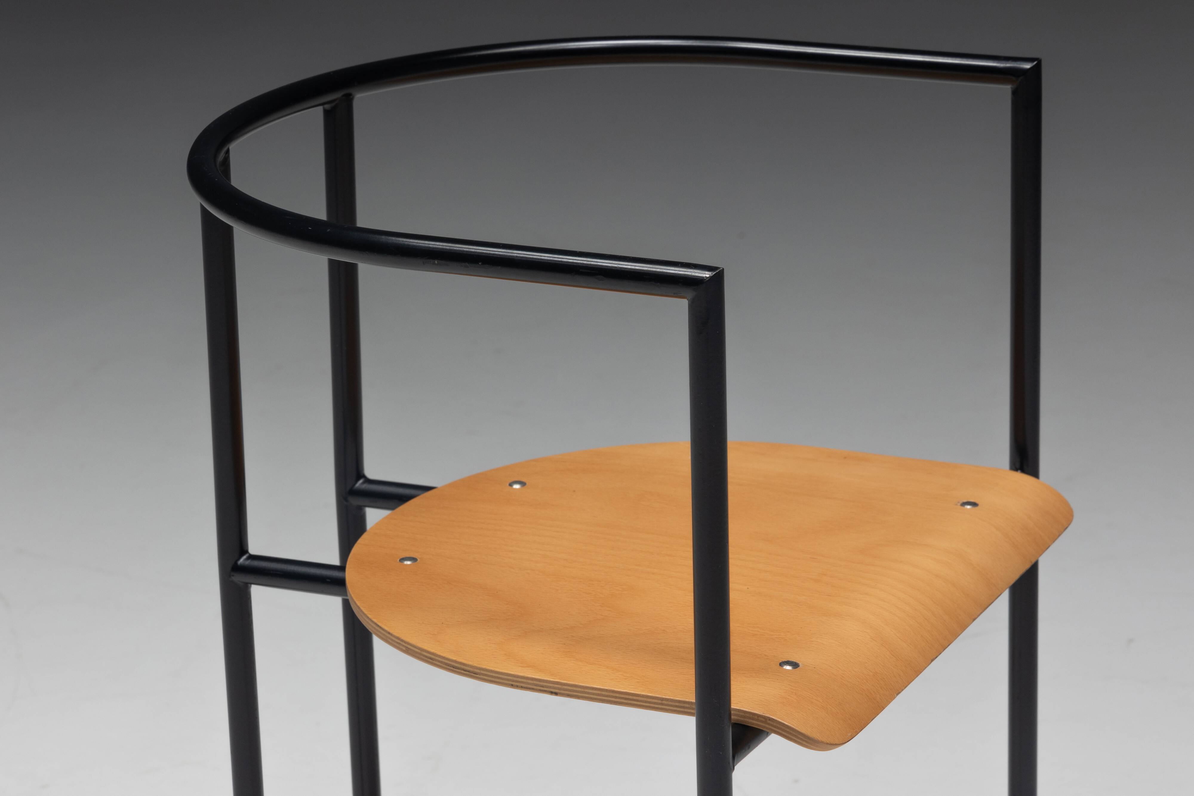 Postmodern "Tokyo" Armchairs by Rodney Kinsman for Bieffeplast, Italy, 1980s