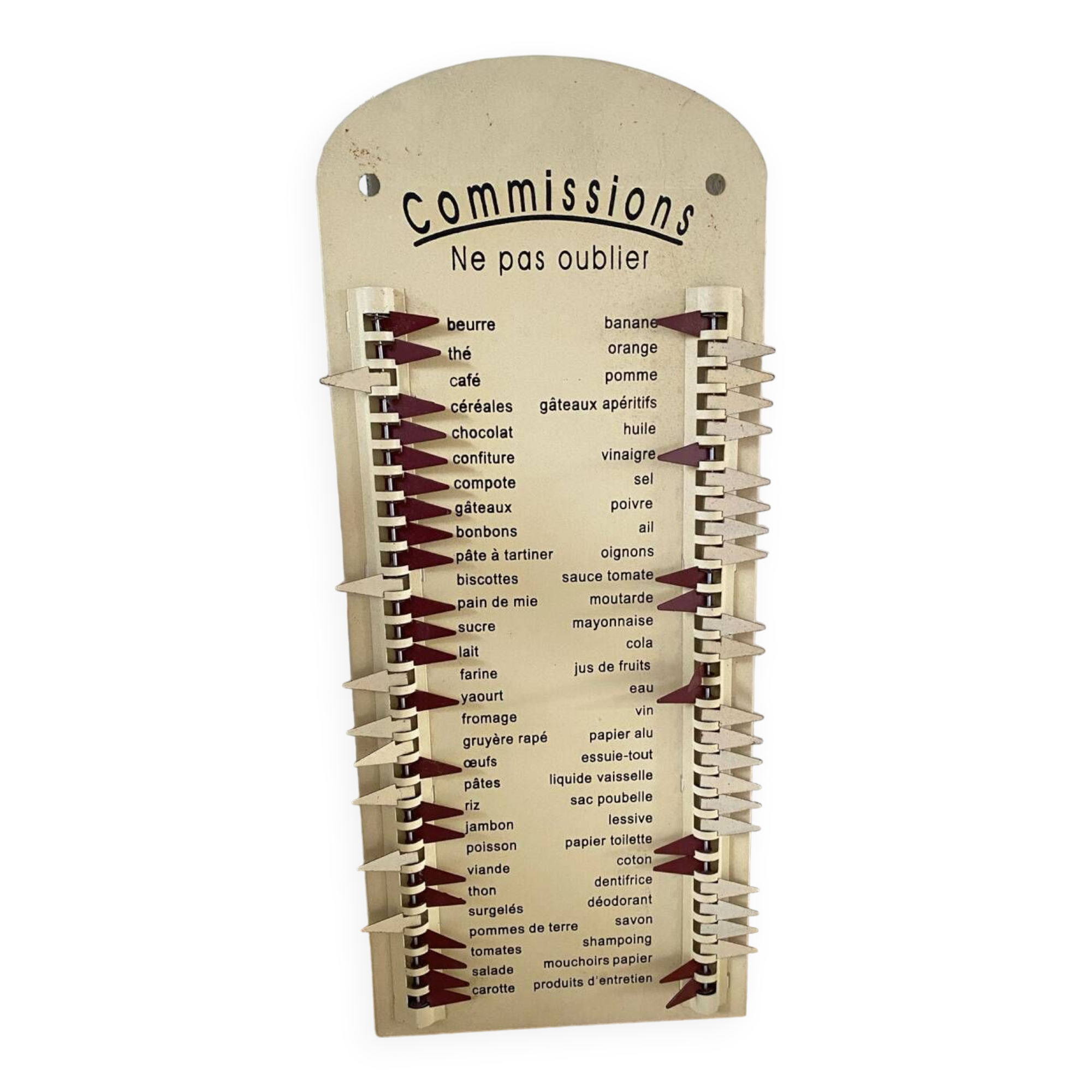Advertising sheet metal plate memo race list