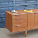 Enfilade par McIntosh en teck clair * 201,5 cm