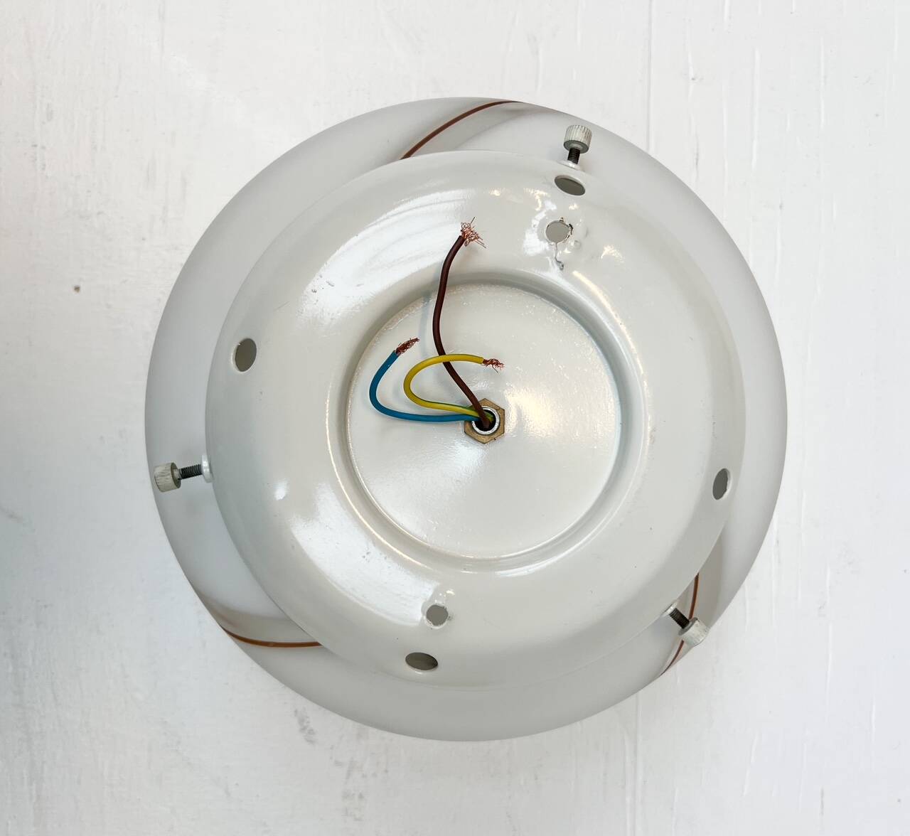 Murano glass ceiling or wall lamp by Vetri VM, 1960s