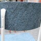 2 chaises en formica bleu vers 1950