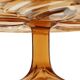 Amber Art Deco Cake Plate Pastry Dish Val Saint Lambert 33cm