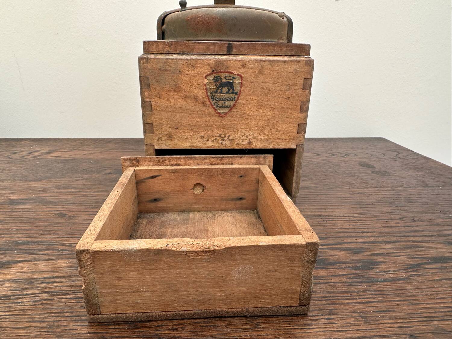 Vintage Peugeot Frères coffee grinder