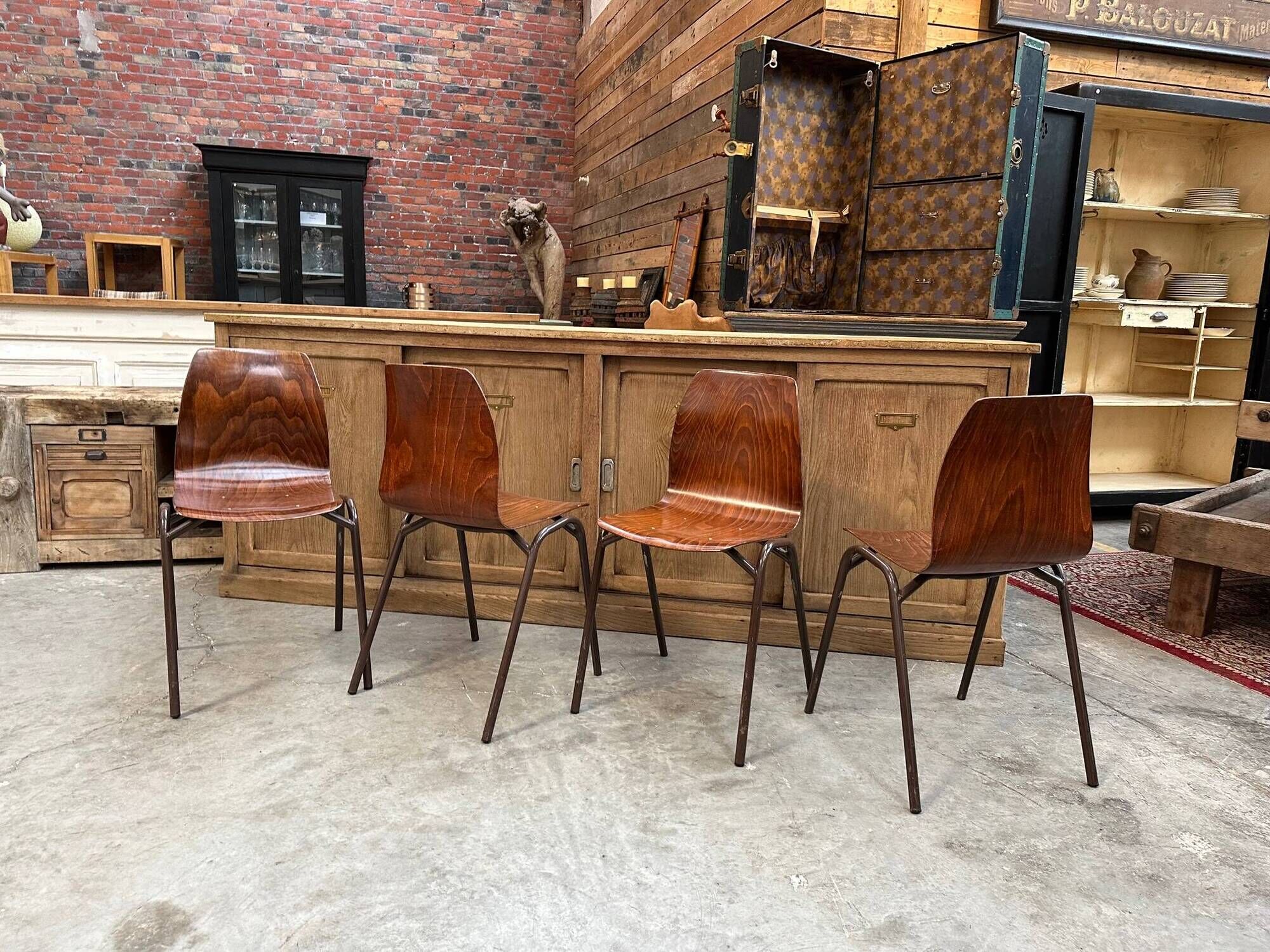 Set of 4 Pagwood Chairs by Pagholz Flötotto