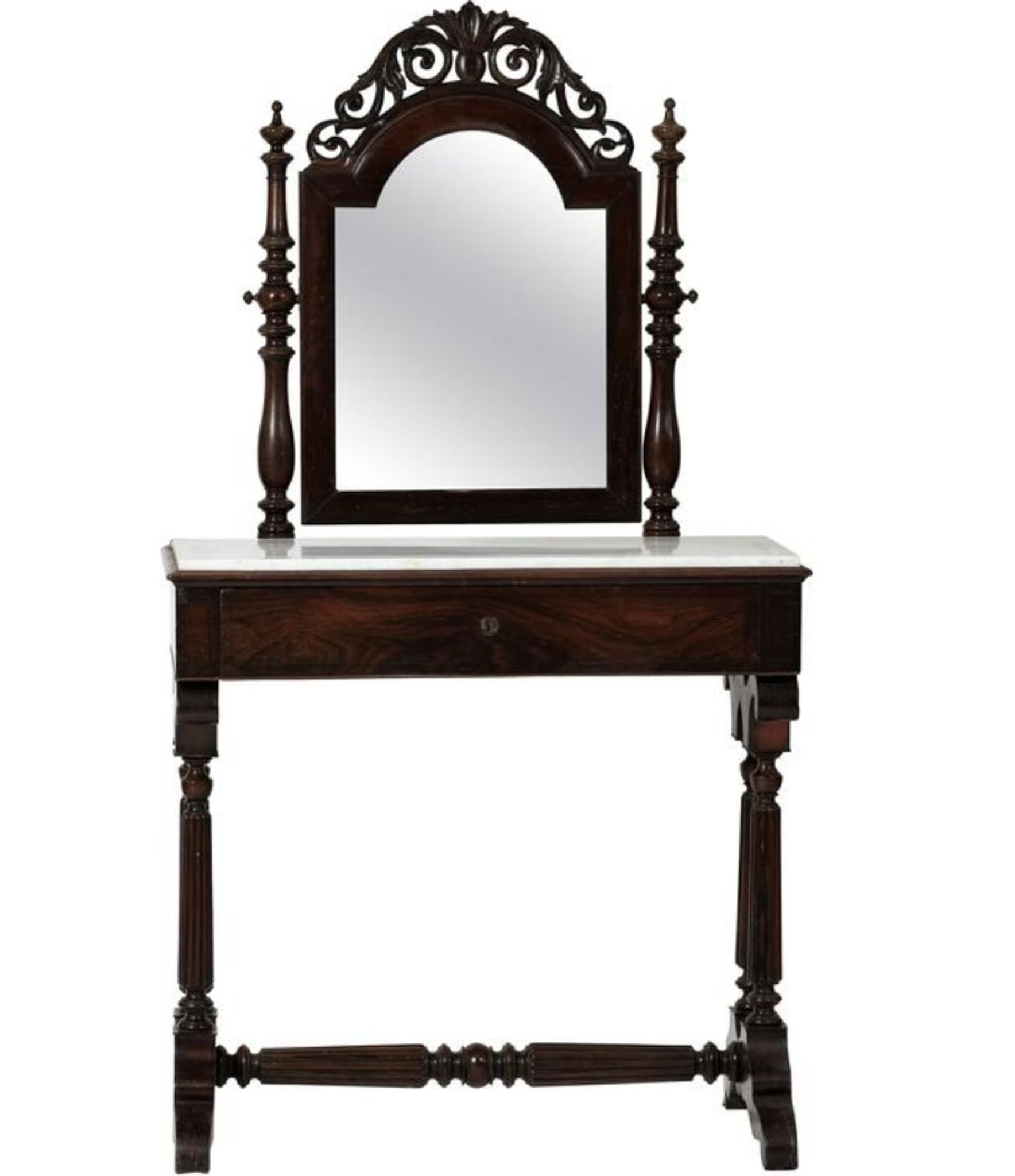 Hairdresser, mahogany, Louis Philippe period