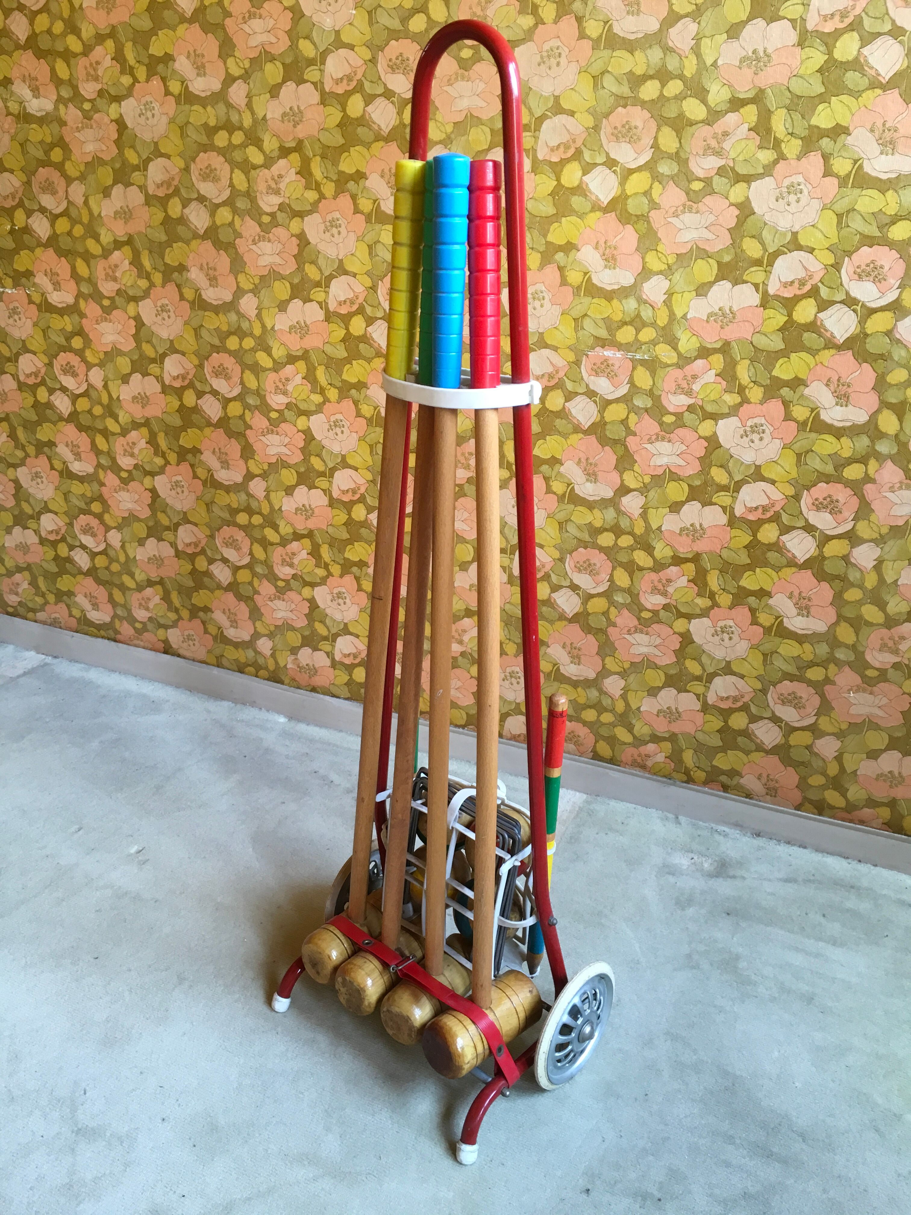 Jeu de croquet vintage