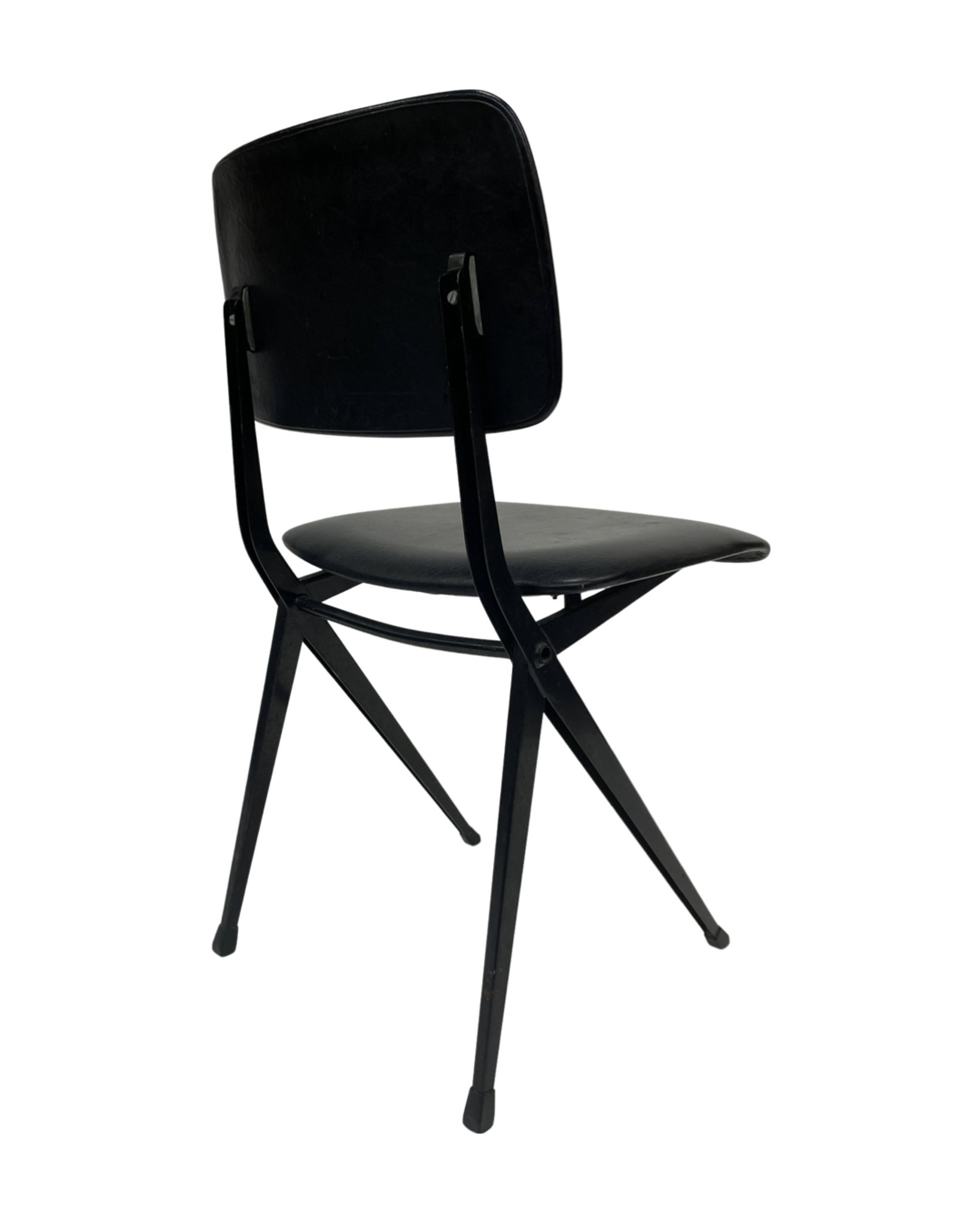 Mid Century Spin Chair 102 Ynske Kooistra for Marko Holland in Black