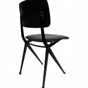 Mid Century Spin Chair 102 Ynske Kooistra for Marko Holland in Black