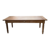 Table de ferme en merisier