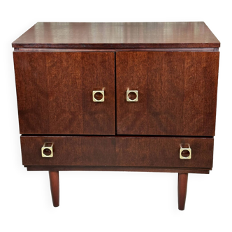 Danish vintage 1950 mahogany storage unit