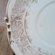 Soucoupe ancienne Limoges dorures