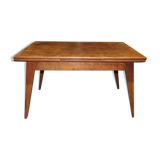 Table extensible vintage en chêne