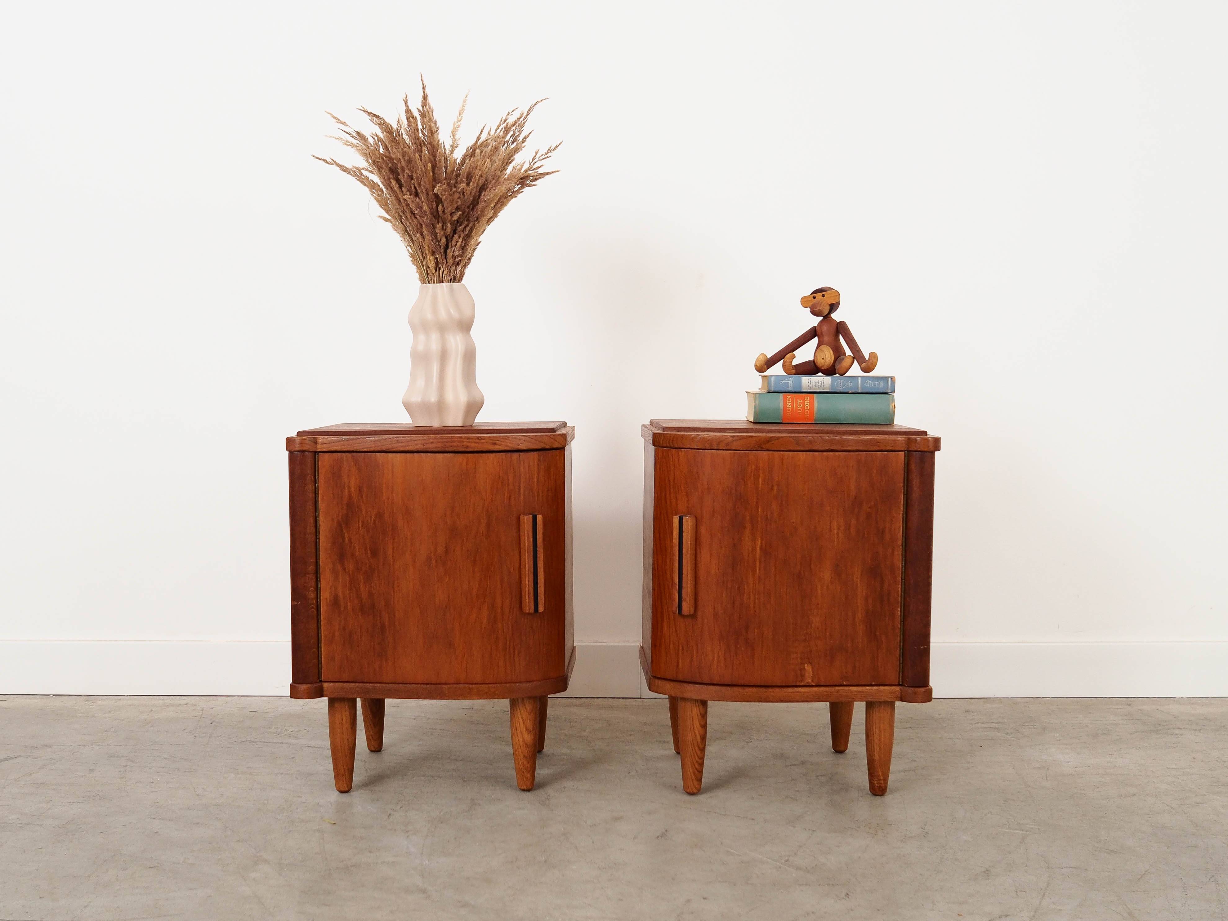 Set of bedside tables, Danish design, 1960s, made in Denmark