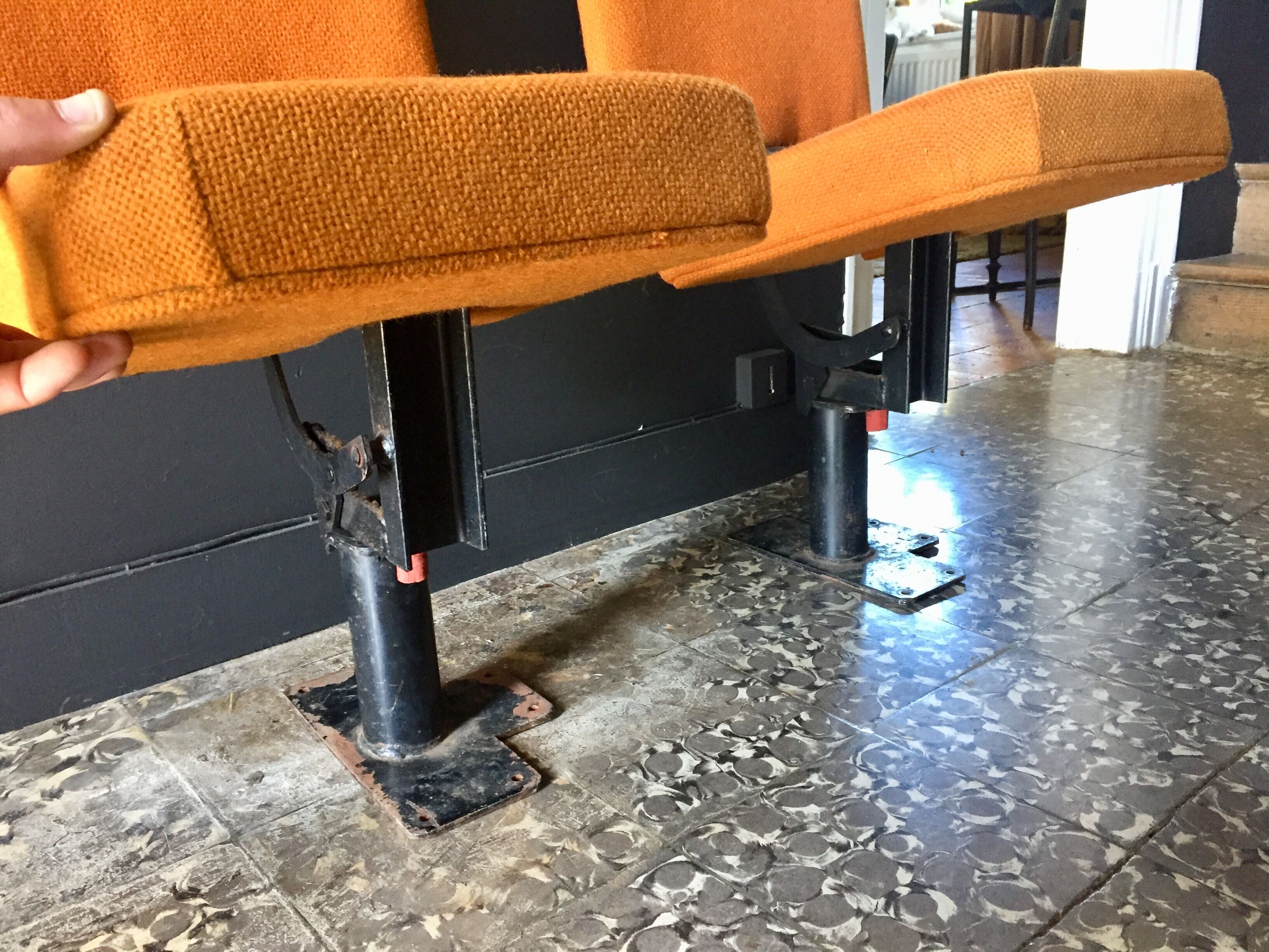 Lot of cinema seats 1960