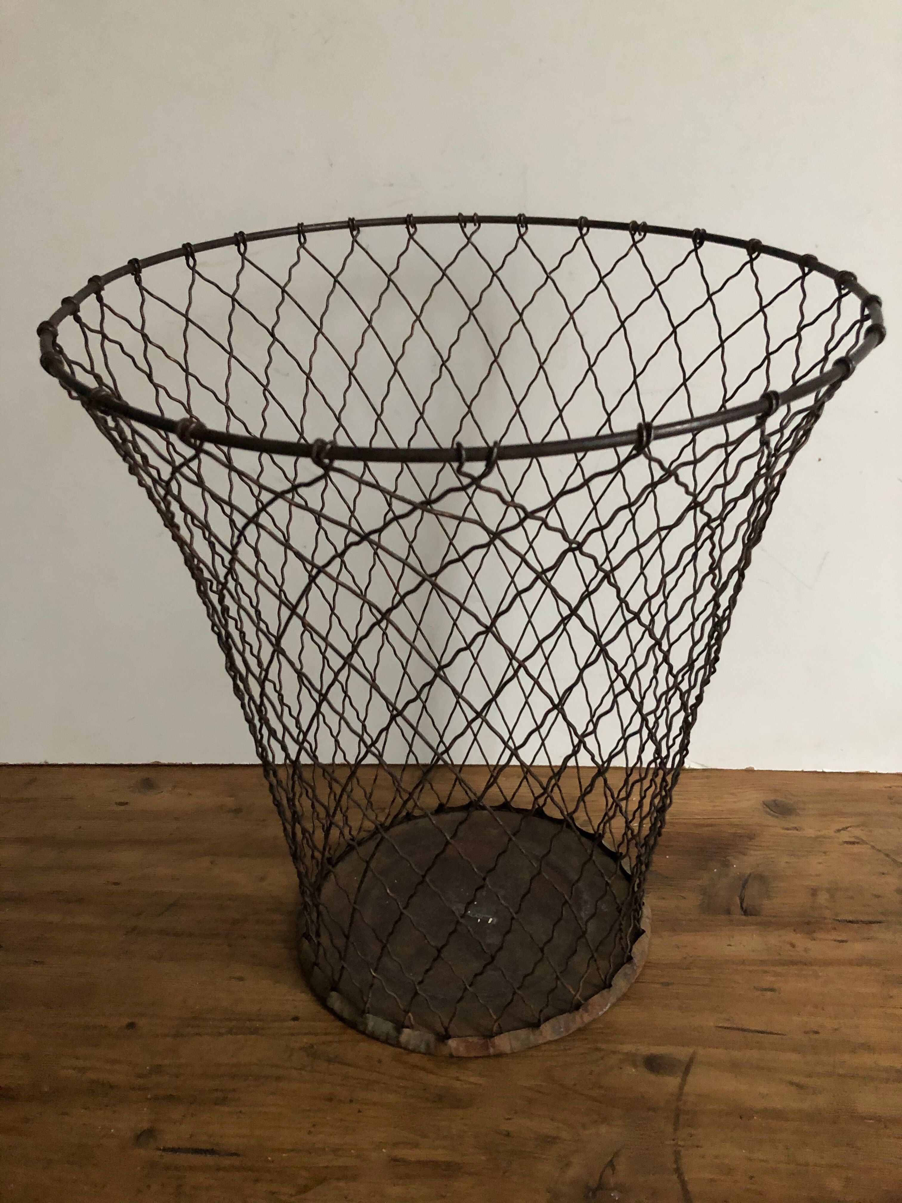 Woven yarn paper basket, office accessory