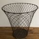 Woven yarn paper basket, office accessory